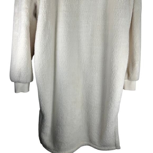 UGG Winola Oversized High Pile Fleece Hoodie Dress, size M/L, in cream cottage - Picture 6 of 8